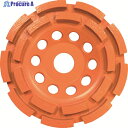 TRUSCO ダイヤモンドカップホイール Φ125X22 ダブルタイプ TDCW-5D 1枚 ▼836-6953