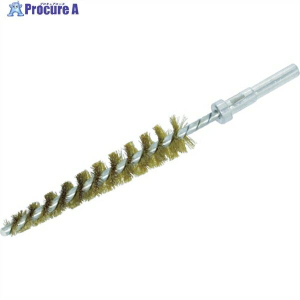 TRUSCO 【売切廃番】テーパーネジリブラシ 真鍮線 0.15Φ 8Φ〜16Φ穴用 TNB-816-S 1本 ▼116-2998