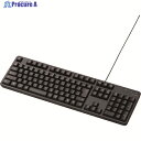 ELECOM 有線フルキーボード TK-FCM104BK 1個 ▼204-0747