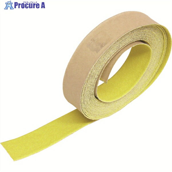 TRUSCO ノンスリップテープ 屋外用 25mmX10m 黄 TNS-2510 Y 1巻 ▼207-2901