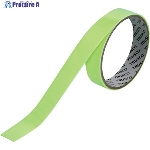 TRUSCO 高輝度蓄光蛍光 19mmx1m TNBK-1901 1巻 ▼256-5291