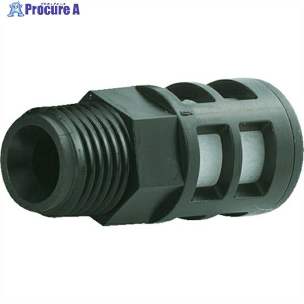 TRUSCO サイレンサー 消音器 口径Rc1/4 TP-SR02(TP-MSR02-B) 1個 ▼258-8307