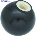 TRUSCO 樹脂製握り玉 芯金なし 黒 32XM10mm(20個入) TPB32-10BK 1箱 ▼329-2100
