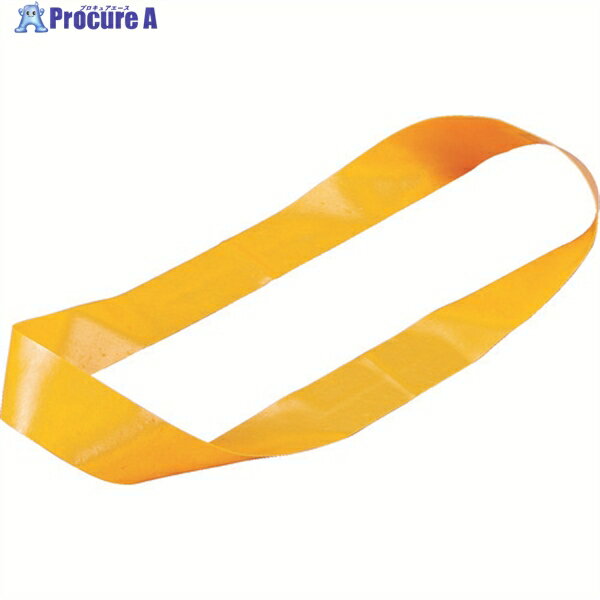 TRUSCO ゴムバンド 結束用バンドリング 幅20mm×折径300mm オレンジ 10本入 TRBR20300OR 1袋 ▼337-3746