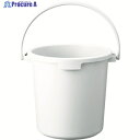TRUSCO PPカラーバケツ 22L 白 TPPB-22-W 1個 ▼477-9827
