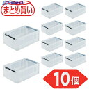 TRUSCO 【まとめ買い】オリコン TPO型 折りたたみコンテナ TP規格 24L 透明 10個 TPO-342-TM-10P 1S ▼575-2599
