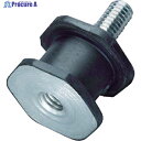 TRUSCO 六角防振ゴム片ボルト 許容荷重23N TOH-1216S 1個 ▼761-2311
