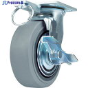 SAMSONG 重荷重用キャスター 自在 ゴム車150mm ブレーキ付 TP6660-MIR BB TG TLB 1個 ▼767-2233
