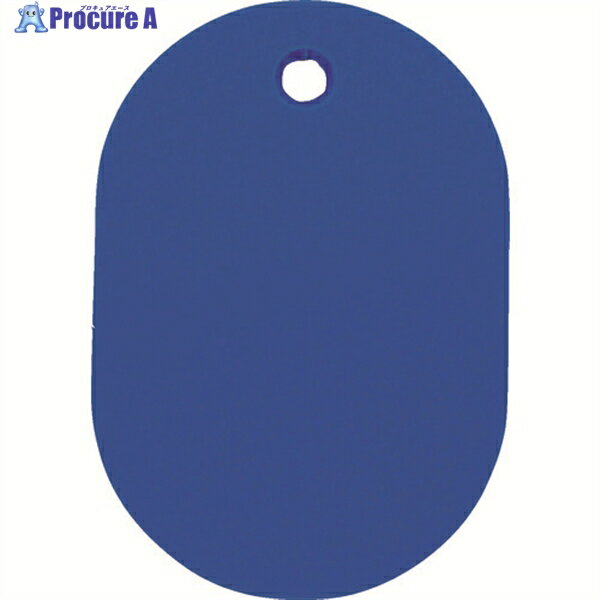 TRUSCO 小判札 小 45X30mm 5枚入 青 TKFS-B 1パック ▼779-2549