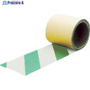 TRUSCO 蛍光ノンスリップテープ 屋外用 25mmX3m グリーン・ホワイト TKNS-25-GW 1巻 ▼829-1398