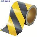 TRUSCO 再帰反射テープ 90MMX10M 黄/黒 TRFT90-YB 1巻 ▼116-2113