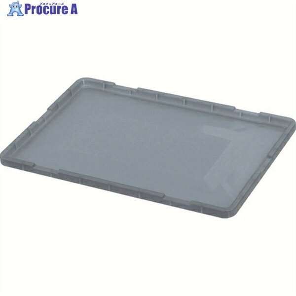 TRUSCO TTC型コンテナ用フタ 透明ブラック TTC-F-BK 1枚 ▼123-1570