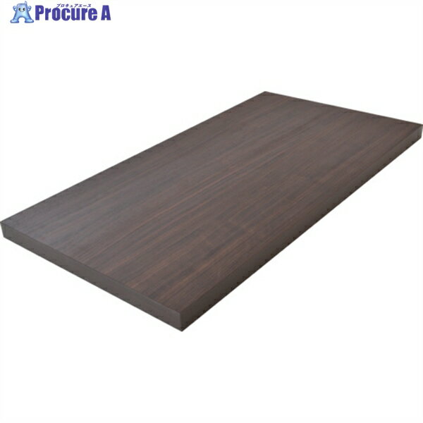 TRUSCO 軽量棚TSUG型用木製棚板 ウォールナット W855×D600 TSUGW100-3L-WN 1枚 ▼207-6169