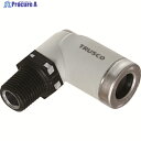 TRUSCO 【売切商品】チューブ継手 ワンハンド脱着型エルボ 6MMXR1/8 TTL6-01 1個 ▼207-7695