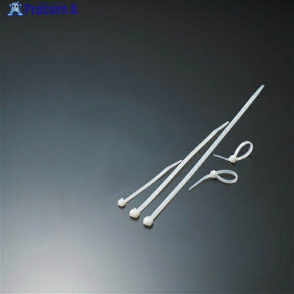 TRUSCO リリースタイ 幅4.7mmX200mm 最大結束Φ55 標準型 TRRCV-200(RCV200)(100ポンイリ) 1袋 ▼227-6526