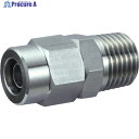 TRUSCO SUSメイルコネクタ 適用チューブ径12X10 ねじR1/4 TS12-02M (R1/4) 1個 ▼256-1026