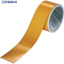 TRUSCO 再剥離反射テープ 50mmx5m イエロー TSRFT50-Y 1巻 ▼256-4528