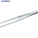 TRUSCO ステンレス製ピンセット 150mm 直ギザ付 TSP-23 (150MMチョク) 1本 ▼270-9015