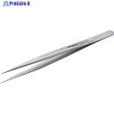 TRUSCO 高精度ステンレス製ピンセット 140mm 長極細型 TSP-76 (ナガゴクボソガタ140MM) 1本 ▼270-9261