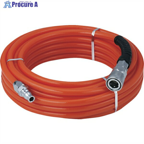 TRUSCO αウレタンブレードホース 7X10mm 20m カップリング付 TUH-20 1巻 ▼298-5896
