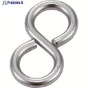 TRUSCO 豆Sカン ステンレス製 2.5mm 10個入 TSJ-25 1袋 ▼300-8924
