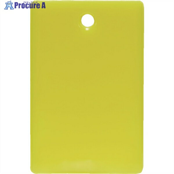 TRUSCO スチロール番号札 無地 長方形 小 45X30mm 5枚入 黄色 TRFS-Y 1パック ▼363-2404