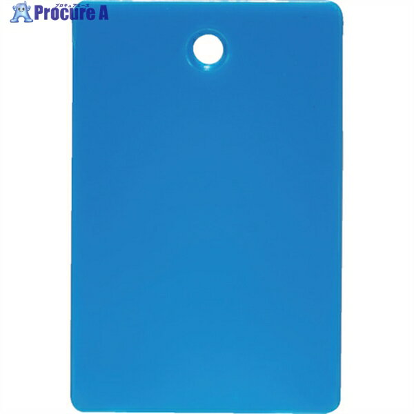 TRUSCO スチロール番号札 無地 長方形 小 45X30mm 5枚入 空色 TRFS-LB 1パック ▼363-2405
