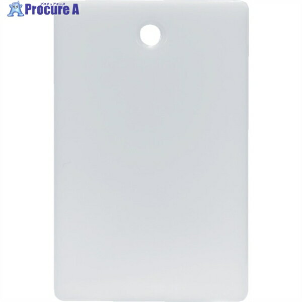 TRUSCO スチロール番号札 無地 長方形 小 45X30mm 5枚入 白 TRFS-W 1パック ▼363-2406