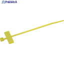 TRUSCO マーキングタイ 長さ100mm (100本入) TRMCU-100-Y 1袋 ▼396-1920