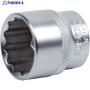 TRUSCO ソケット(12角) 差込角9.5 対辺8mm TS3-08W 1個 ▼416-1131