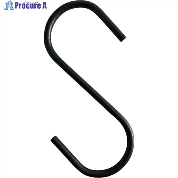 TRUSCO まとめ買い Sフック スチール製 75mm 黒 10個 TSTS575BK10P 1組 ▼433-6742