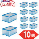 TRUSCO 【まとめ買い】オリコン 薄型折りたたみコンテナ 30L 半透明 10個 TR-O30B-HTM-10P 1S ▼591-9086