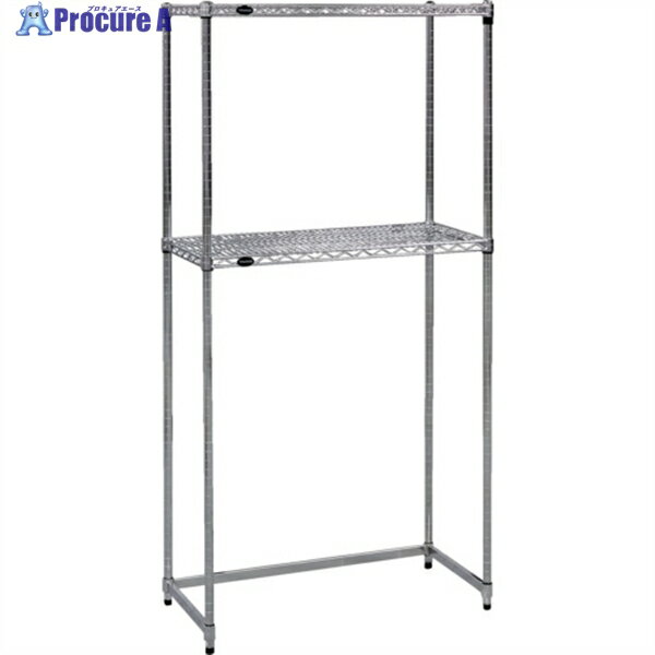 TRUSCO ステンレス製メッシュラック下段開放型 W905XD457XH1533 棚板2枚 TSM-SB-5342 1台 ▼650-2708
