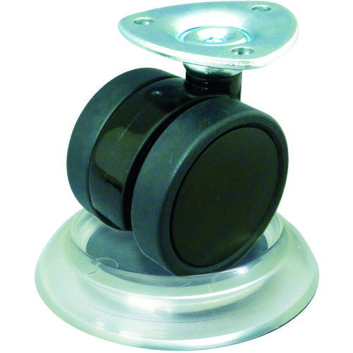 TRUSCO キャスタ-用受け皿 60MM 黒 TUK600-BK 1個 ▼765-8931