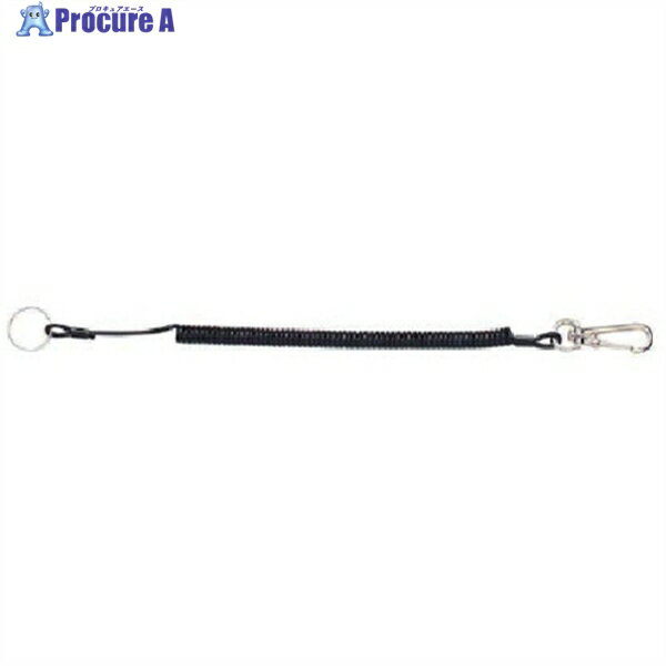OH 落下防止コード トラック用ロングキーホルダー ブラック TRH-L B 1本 ▼808-0830