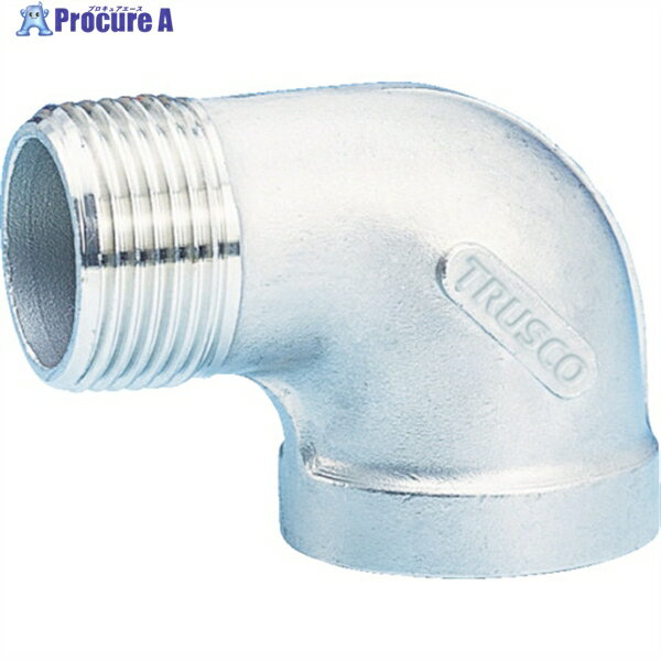 TRUSCO ねじ込み管継手 SUS ストリートエルボ 20A TSL-20A 1個 ▼819-1430