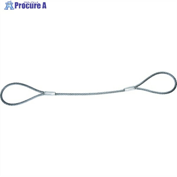 TRUSCO ワイヤーロープスリング Aタイプ アルミロック 14mmX2m TWAL-14S2 1本 ▼819-1689