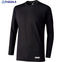 ミドリ安全 ベルデクセル 男女共用 長袖クールコアTシャツ VEC219上 ブラック LL VEC219-UE-LL 1着 ▼114-2132