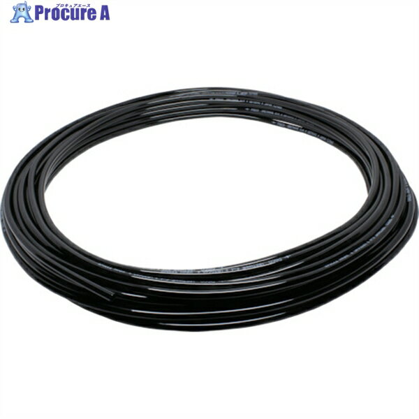 PISCO 空気専用ポリウレタンチューブ ブラック 6×4mm 20m UBT0640-20-B 1巻 ▼123-2902