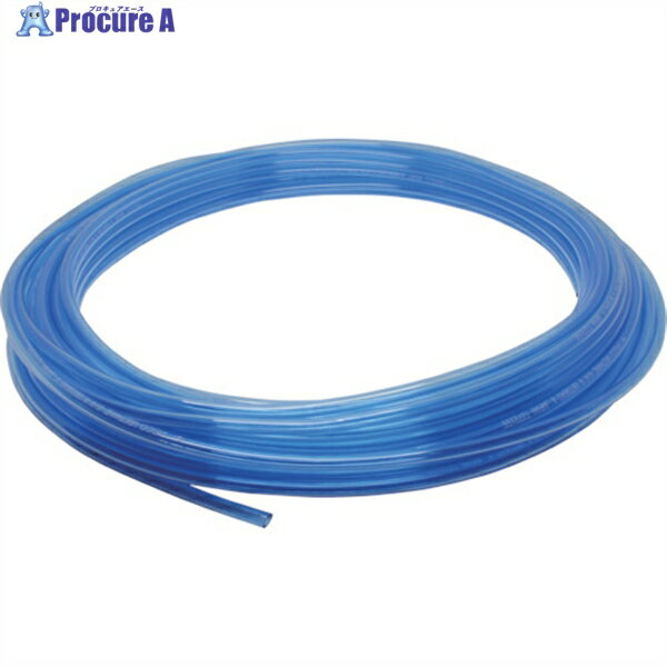 PISCO 空気専用ポリウレタンチューブ クリアブルー 8×5mm 20m UBT0850-20-CB 1巻 ▼123-4440