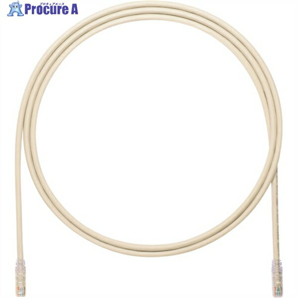 PANDUIT カテゴリ6A UTPパッチコード 24AWG単線 ケーブル径:Φ6.4mm 10m グレー UTP6AX10MGY UTP6AX10MGY 1本 ▼249-4099
