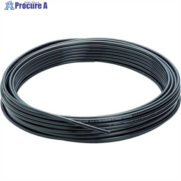 PISCO ウレタンチューブ 黒 16X11.0 20M UB1611-20-B 1巻 ▼378-3341