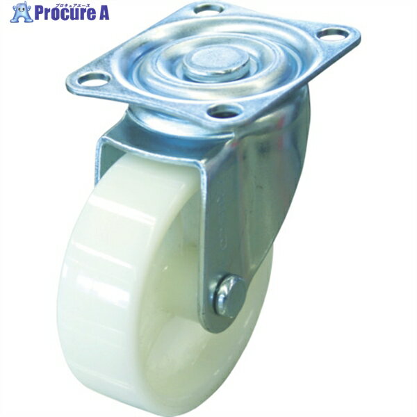 TRUSCO ルートバン用 自在キャスターφ75ナイロン車 TYJ-75N 1個 ▼389-9560