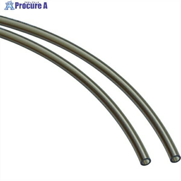 PISCO ソフトポリウレタンチューブ クリアブラック 12×8mm 20M UC1280-20-CBL 1巻 ▼406-6332