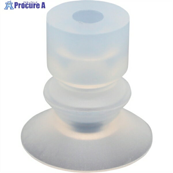 PISCO バキュームパッド ソフトベローズタイプ パッドゴム シリコーンゴム VP15LBS 1個 ▼442-8382