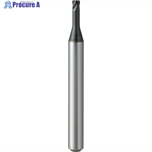 三菱 高硬度加工用エンドミル インパクトミラクルレボリューションVFRPSRB φ1.0×R0.2×6 VFRPSRBD0100R020N060 1本 ▼446-3363 ●SI517