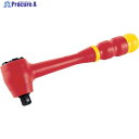 TRUSCO 絶縁ラチェットハンドル 1/4 TZRH-2 1丁 ▼762-3933