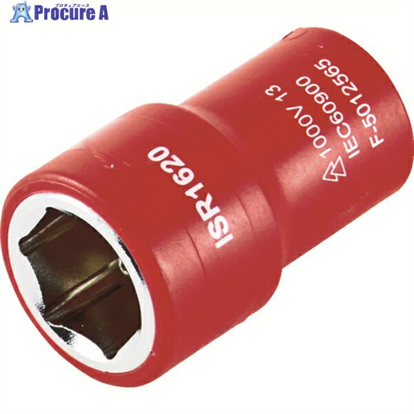 TRUSCO 絶縁ソケット(6角) 差込角9.5 対辺9mm TZ3-09S 1個 ▼762-4123