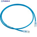 PANDUIT カテゴリ6A細径パッチコード 3m 青 UTP28X3MBU UTP28X3MBU 1本 ▼785-3661