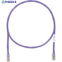 PANDUIT カテゴリ5EUTPパッチコード 2m 紫 UTPCH2MVLY 1本 ▼818-0761